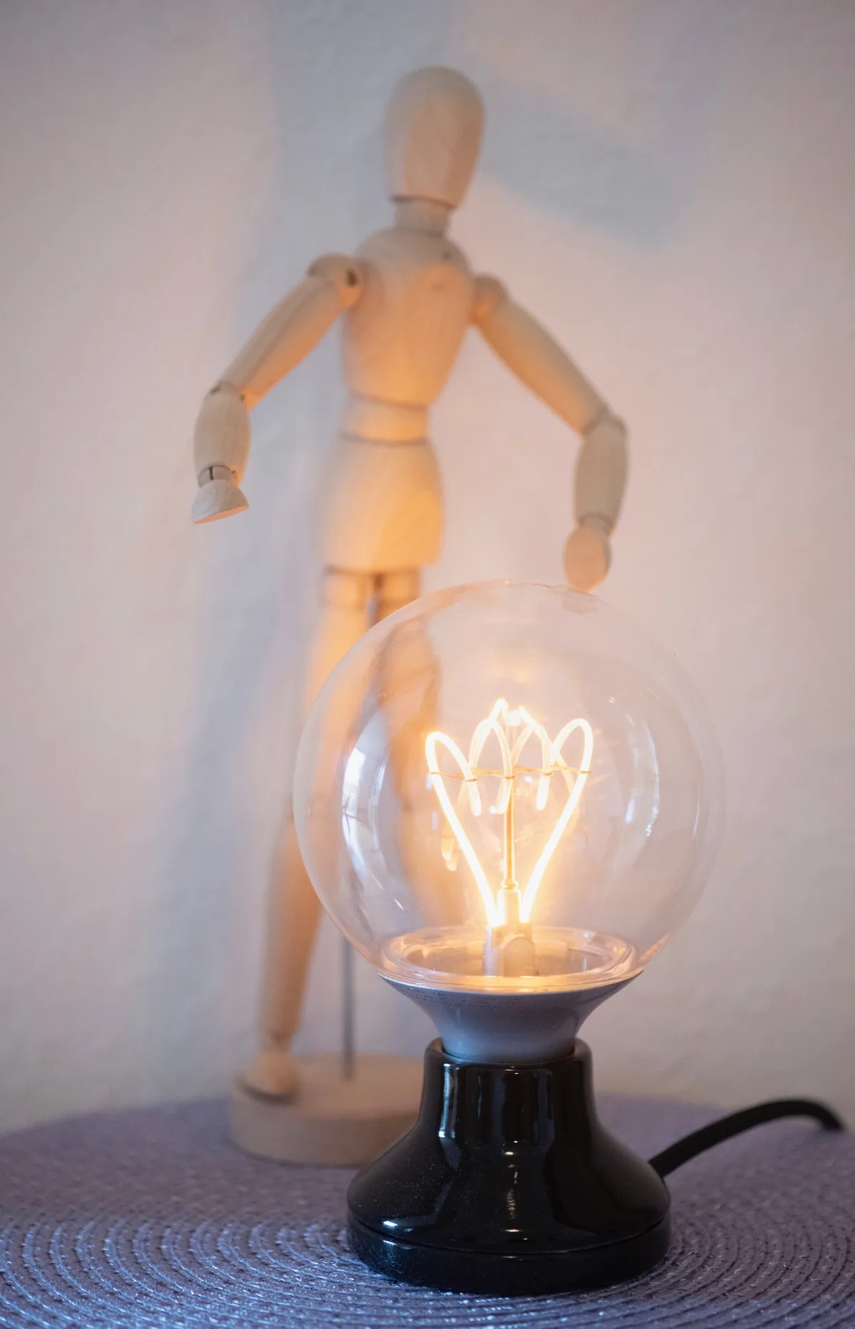 Heideidyll Detail Designlampe